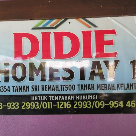 Didie Homestay 1 Tanah Merah  Rum bild
